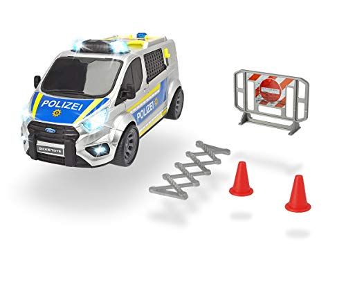 Dickie Toys - Ford Transit Police - 28 cm - Politieauto - Kinderen vanaf 3 jaar