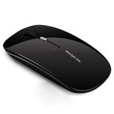Uiosmuph Q5 Draadloze Muis, 2,4 GHz USB-C oplaadbaar muis- zwart