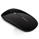 Uiosmuph Q5 Draadloze Muis, 2,4 GHz USB-C oplaadbaar muis- zwart