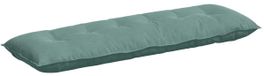 vidaXL Rugkussen zeegroen 160 x 50 cm corduroy stof