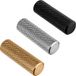 Viefe GRAF MINI Meuble Bouton en Aluminium, Cannelé Ø 10 mm, Aspect Inox