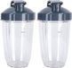 Sans marque Tasse de remplacement pour centrifugeuse 24OZ avec couvercle - Accessoire pour centrifugeuse