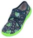 BECK Huisschoenen 'Robots' navy / lichtblauw / limoen / wit