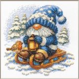 Aine Borduurpakket Snowy Gnome - Sneeuw Gnoom - A1045