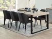 Kawok Table à manger rectangulaire 164 cm chêne millénaire clair