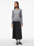 PIECES PCNORA LS O-NECK KNIT CARDIGAN NOOS BC Dames Cardigan XL Medium Grey Melange