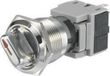 TRU COMPONENTS 704315 LAS1-BGQ-11X/21 commutateur rotatif antivandalisme 250 V/AC 5 A positions de commutation 2 1 x 90 ° IP40 acier inoxydable