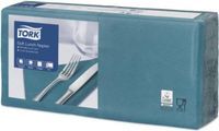 Tork Soft Lunchservet Blauw en Groen, 1/4 Gevouwen, 3-laags, 33 x 33 cm, 10 x 150 servetten, 477874