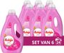 Robijn Lessive liquide Pink Sensation - 6 flacons - 144 Lavages - Lot économique