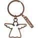 GRUSS & CO Sleutelhanger voor jou, figuurlijke hanger met sleutelring, zinklegering, lengte 6,7 cm, in geschenkdoos, geluksbrenger, Kerstmis, oudejaarsavond, 74372, Meerkleurig, Eén maat, Motief "Für