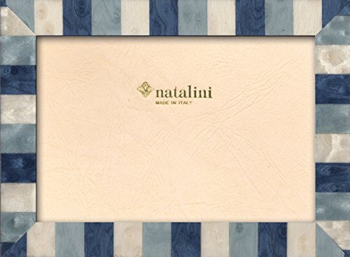 Natalini C\20\BLU A B 10X15 fotolijst met ondersteuning voor tafel, Tulipwood, blauw, 10 x 15 x 1,5