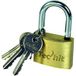 Tec Hit 428050 cadenas laiton 50 mm 3 clés