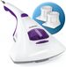 CLEANmaxx mijtstofzuiger met UV-C-licht en 2 EPA-filters, handstofzuiger voor matrassen voor mensen met allergieën, anti-mijt matrasreiniger die 99,9% van alle mijten, bacteriën en bedwantsen vernietigt, paars