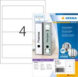 Herma Ordneretiketten wit 192x59 A4 400 st.