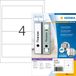 Herma Ordneretiketten wit 192x59 A4 400 st.