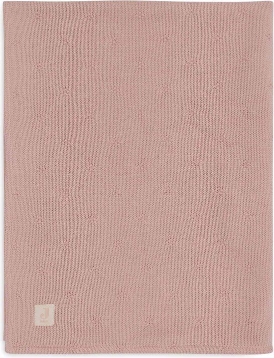Jollein Deken Ledikant 100x150cm Cosy Knit Wild Rose/Velvet