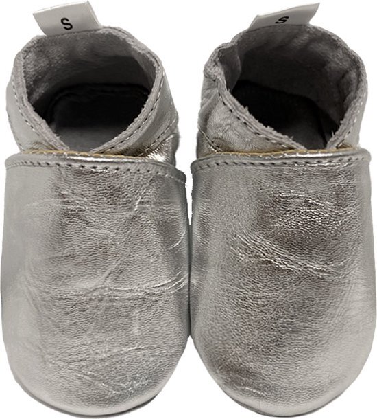 Babysteps slofjes Plain Silver Medium zilver