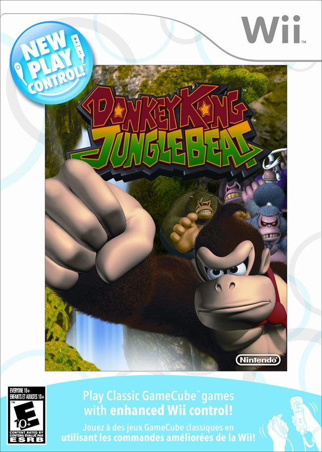 Nintendo New Play Control! Donkey Kong Jungle Beat - Nintendo Wii - Action - English