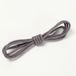Shenzhen Haorui Industrial Technology Co., Ltd. 2 paires de lacets fins et ronds cirés Gris clair 1,5 m