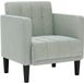 vidaXL Fauteuil met armleuningen Lichtgrijs Fluweel