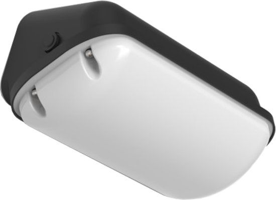 Pragmalux Gevelarmatuur Deca Zwart - Bewegingssensor en noodverlichting