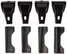 Thule Kit 145236 Clamp 4-pack montagekit voor dakdragersysteem zwart