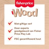 Fisher-Price Sorteer en Groei Puzzel van Hout en Siliconen