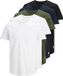 Jack & Jones 5-pack T-shirts homme - col rond - Multipack undershirt homme coton - Manches courtes - Combi / XS