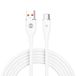Forever USB-kabel - USB-C, 1,0 meter, 6A, wit