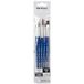 Da Vinci Penseelset met 5 Forte Basic rond en plat, blauw