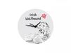 Art-Dog Ierse wolfshond horloge met een foto van een hond