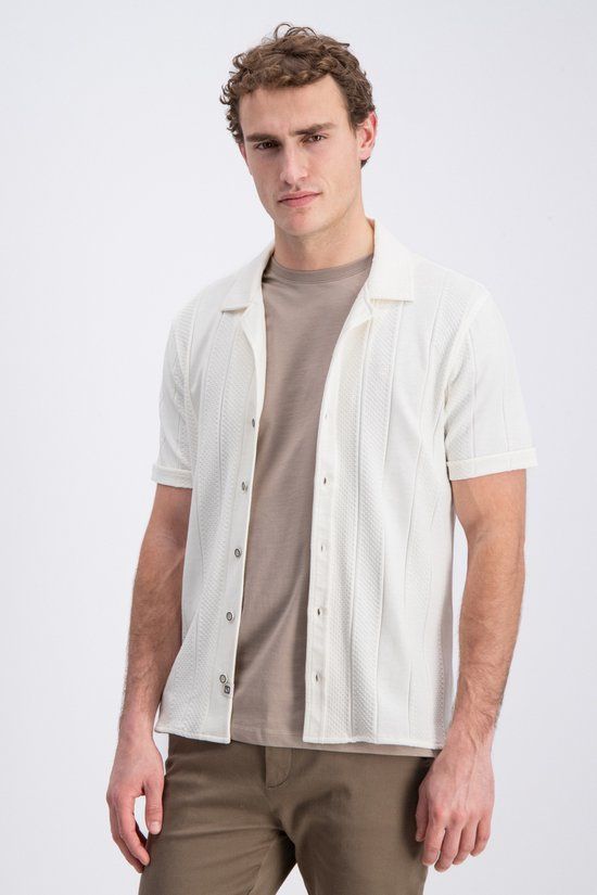 Gabbiano Overhemd Dalven 3365302 102 Ecru Mannen Maat - M
