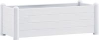 vidaXL - Plantenbak - verhoogd - 100x43x35 - cm - PP - wit