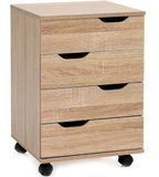 Ervesto rolcontainer WL5.931 Sonoma 40x60x40cm ladekast kantoorcontainer
