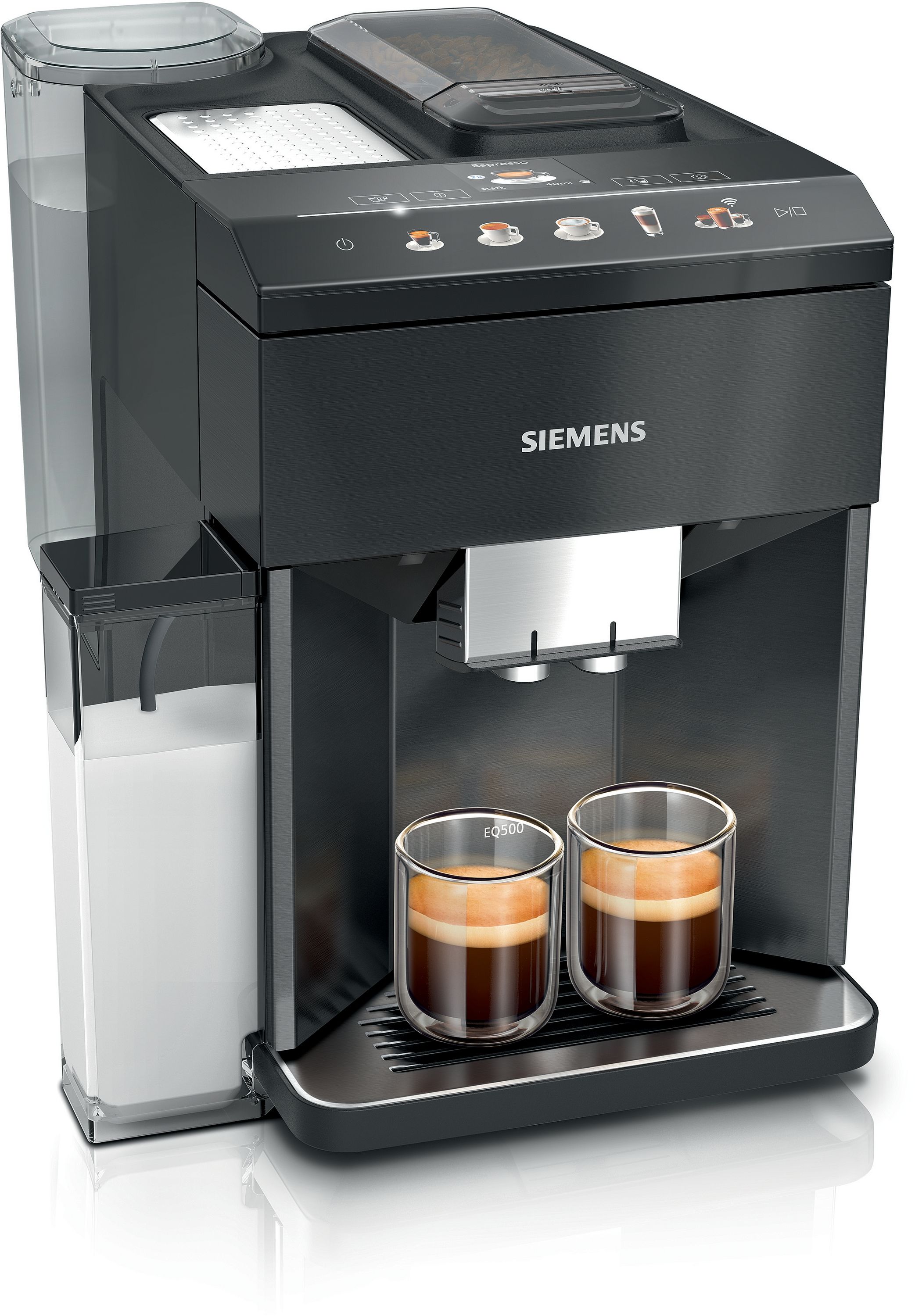 Siemens iQ500 TQ518DF3 Volautomatische Espressomachine - Zwart/RVS