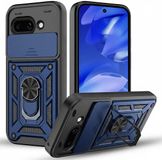 Techsuit Hoesje geschikt voor Google Pixel 10a - Camshield Back Cover - Blauw