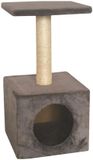 @Pet Krabpaal Basic - 31 x 31 x 57 cm - Grijs