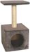 @Pet Krabpaal Basic - 31 x 31 x 57 cm - Grijs