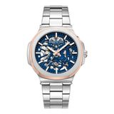 Kenneth Cole KCWGY0080501 Heren Polshorloge Automatisch Blauw/Zilverkleurig Staal