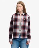 Superdry & Co Lumberjack Flanellen Overhemd Relaxed Pasvorm Red Maat: 44