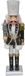 Gerimport Notenkraker decoratie figuur/beeld - 38 cm - zwart