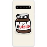 Pate à tartiner Bedrukt siliconen hoesje compatibel met Galaxy S10 5G