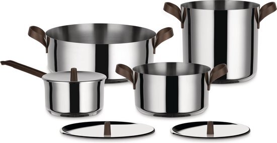 Alessi edo pannenset pu100s7 7-delig