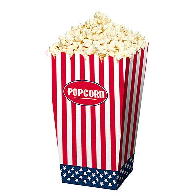 Popcornbakje Usa 4st