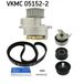 SKF Pompe à eau + kit de courroie de distribution pour VAUXHALL: Astra, Zafira & OPEL: Zafira, Astra (Ref: VKMC 05152-2)