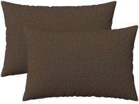 vidaXL Kussensloop HEERLEN Taupe 30 x 50 cm Katoensatijn (2 stuks)