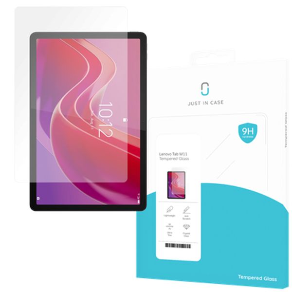 Just in Case Lenovo Tab M11 Screenprotector - Transparant - Glas