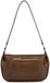 GUESS Bronna Shoulder Satchel Bag Brown