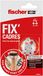 Fischer VMVO Fix'frame met duimgreep, zonder gereedschap, wit