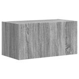 vidaXL TV Wandkast 60 x 31 x 29,5 cm Grijs Sonoma Bewerkt hout